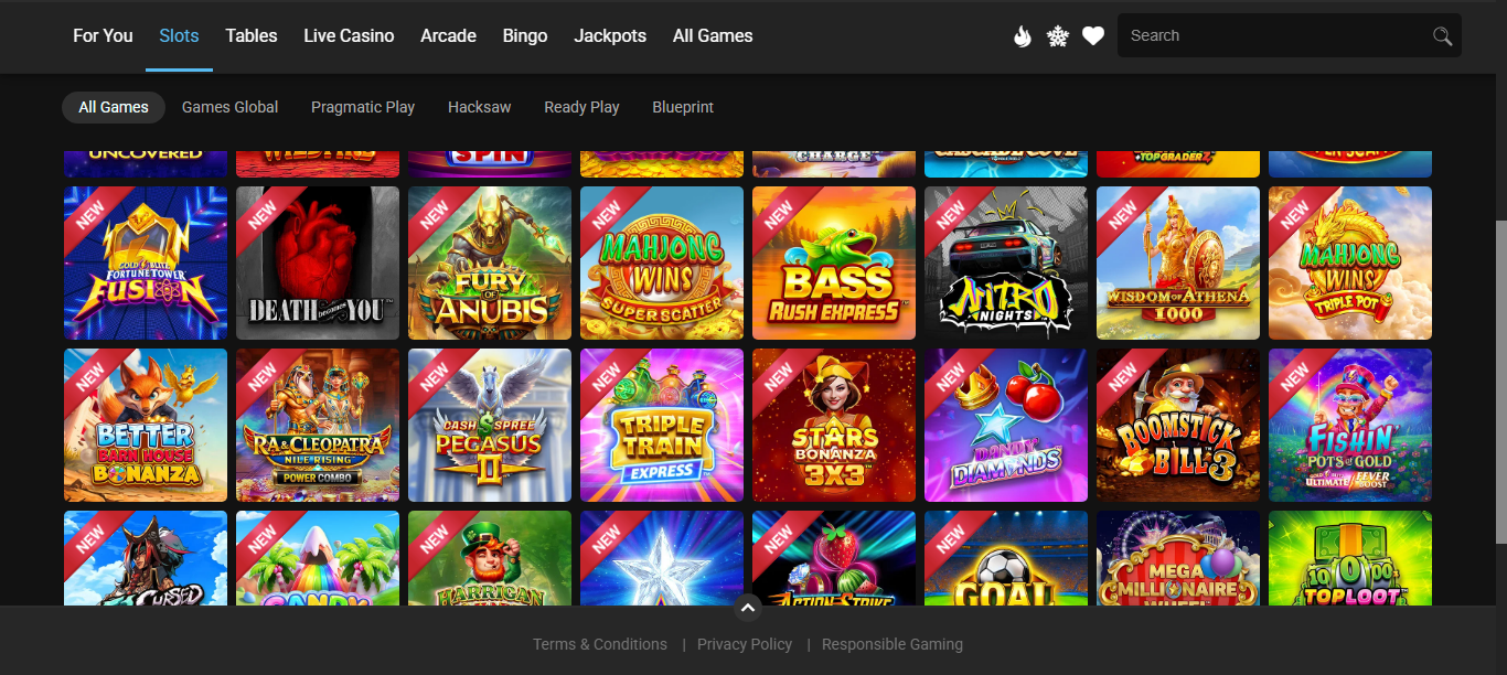 All Slots Casino Ontario slots selection