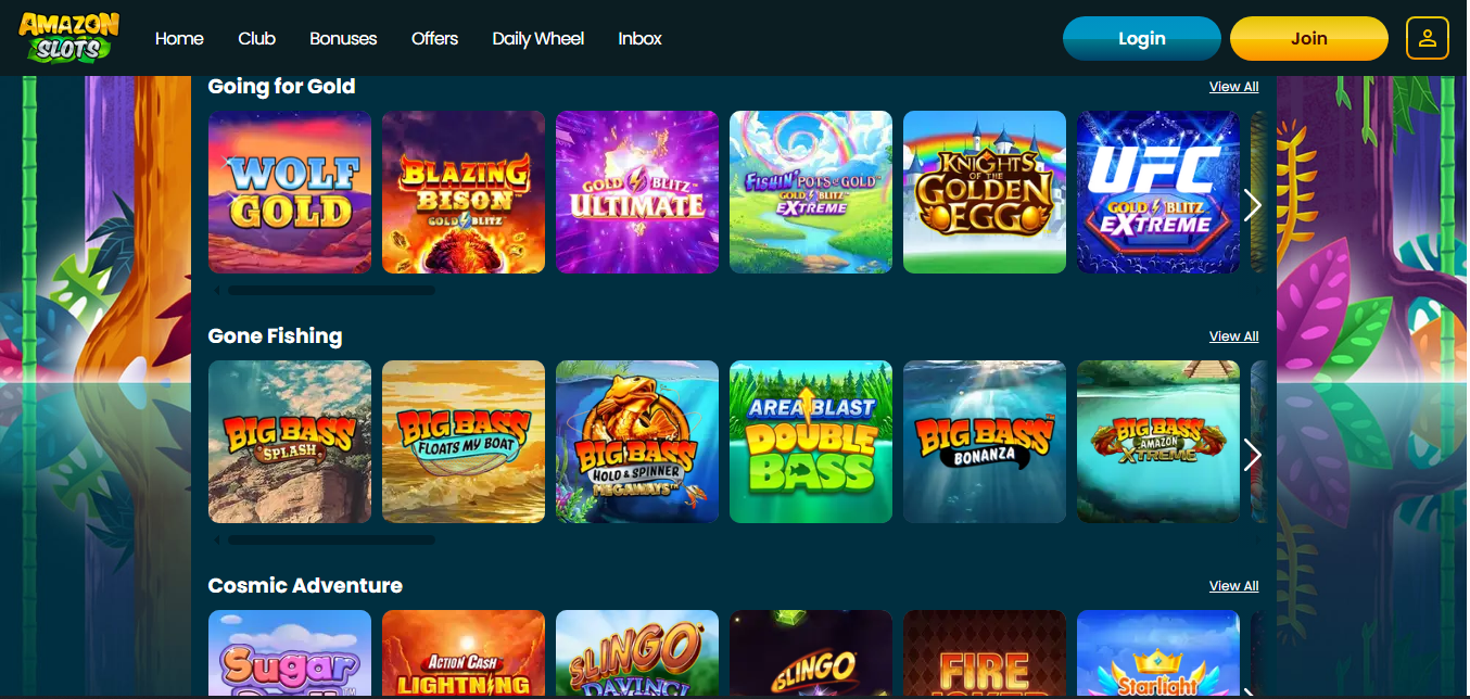 Amazon Slots Ontario slots selection