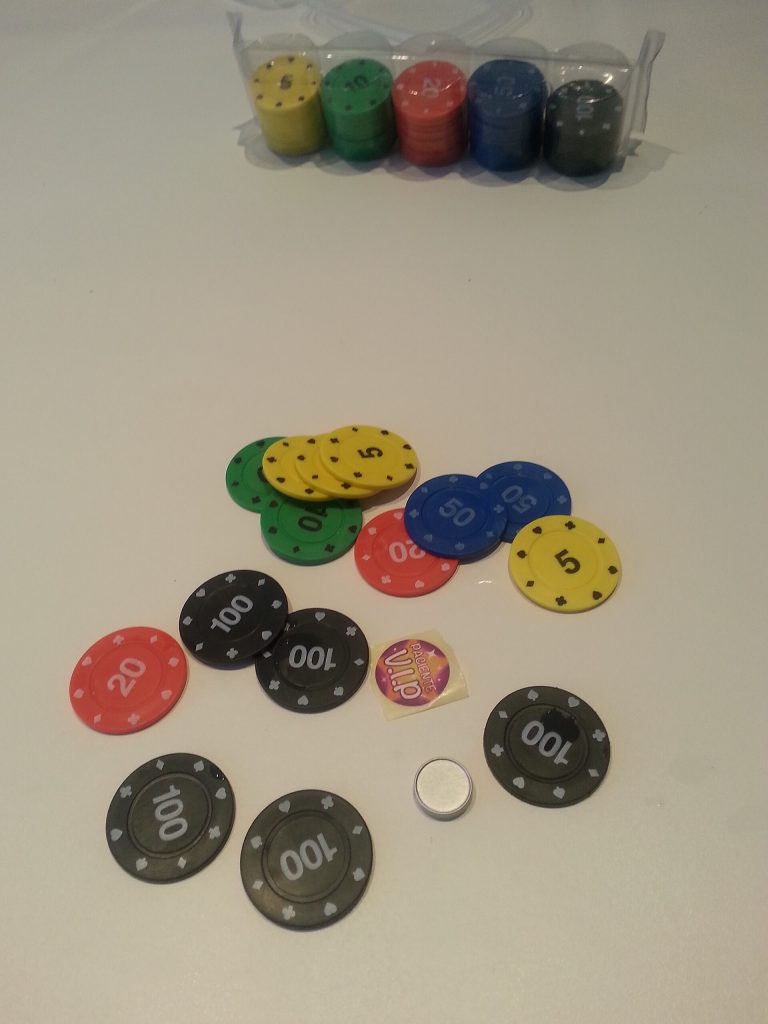 Casino poker chips
