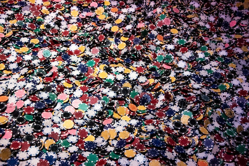 Casino poker chips
