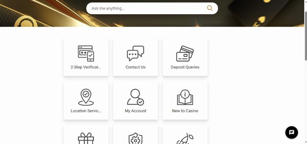 Jackpot City Casino Ontario help center